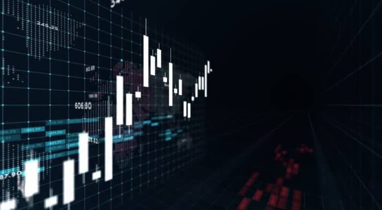 dark and white askew trading chart