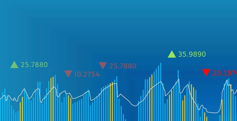 picutre of blue forex chart